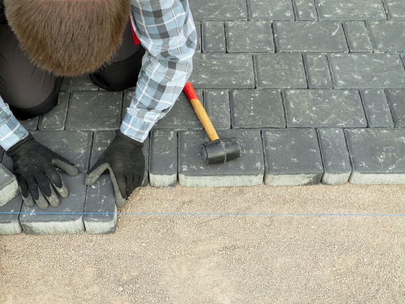 Pavers Laying Process